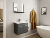 Badmöbel-Set Slimline Lago 2tlg mit Spiegel weiss Produktbild-Vorschau 2