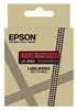 Epson Gift Tape - Satinband Rot / Schrift Gold 12mm Produktbild-Vorschau 2
