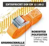 Safetytex Spanngurt mit Klemmschloss 5 Meter 25mm 250kg Produktbild-Vorschau 2