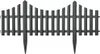 vidaXL Bordure de pelouse 17 pcs. Anthracite 10 m PP Voir les images du produit 3