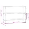 vidaXL Regał szary Sonoma 100x33x70,5 cm Materiał Podgląd zdjęcia produktu 8