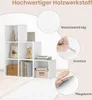 WOLTU Bücherregal mit 6 Fächern, Würfelregal, Standregal, Produktbild-Vorschau 5