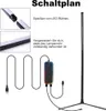 LED Stehlampe Wohnzimmer 120cm Ecklampe RGB Dimmbar mit Produktbild-Vorschau 3