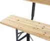 Gartenmöbel-Set "Lisbonne" aus Holz mit Rückenlehne – 220 Produktbild-Vorschau 5
