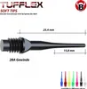 BULL'S Tufflex Soft Tips 6mm(2BA) - 100/schw. -- 1 Stck Produktbild-Vorschau 1