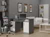 Scrivania ADA BIANCO ANTRACITE 125 cm 4 Cassetti Armadio Anteprima dell’immagine prodotto 3