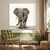 MuchoWow® Poster Elefant - Kinder - Tiere - Mädchen 100x100 Produktbild-Vorschau 3