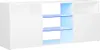 A white TV cabinet with blue LED lighting. Anteprima dell’immagine prodotto