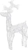 A white wireframe reindeer decoration. Náhľad obrázku produktu