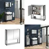 Specchio contenitore bagno Vicco Fyrk Calcestruzzo 60 x Anteprima dell’immagine prodotto 9