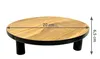 A wooden plant stand with dimensions indicated. Produktbild-Vorschau