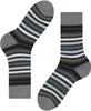 FALKE Tinted Stripe Socken Herren 3180 - asphalt mel. 43-46 Produktbild-Vorschau 5