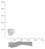 Duo | Tasse en porcelaine - 510 ml - Motif floral - Cadeau Voir les images du produit 3