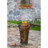 Chauffe terrasse, braséro en acier noir FLAME Ø 40 cm-45 -- Voir les images du produit 10