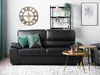 BELIANI Sofa Schwarz Kunstleder 3-Sitzer Zeitgenössisch Produktbild-Vorschau 2