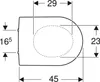 Geberit iCon WC-Sitz, weiß mit Absenkautomatik Produktbild-Vorschau 7
