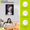ARTland Leinwandbild Schöne Blumenkönigin Größe: 45x60 cm Produktbild-Vorschau 3