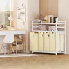 ADEL DREAM Wäschekorb 4 Fächer 200L Wäschesammler mit 2 Produktbild-Vorschau 11