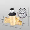 INF Loodvrij messing instelbare drukregelaar met manometer Productafbeelding-voorbeeld 3
