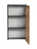 Armoire De Salle De Bain Suspendue 40 Cm 1 Porte Chêne Voir les images du produit 3