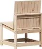 vidaXL Gartenstuhl 50,5x55x77 cm Massivholz Kiefer Produktbild-Vorschau 6