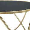 Mauro Ferretti Beistelltisch Ring Ø 60x45 cm schwarz gold Produktbild-Vorschau 11