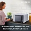 SEVERIN kuchenka mikrofalowa 3 w 1 z grillem i funkcją Podgląd zdjęcia produktu 3