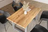 Esstisch 140x80 cm Baumkante Holz Wildeiche-Optik U-Gestell Produktbild-Vorschau 6