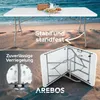 AREBOS stół bufetowy składany 182 x 74 x 74 cm stół Podgląd zdjęcia produktu 4