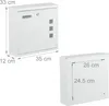 Relaxdays Briefkasten mit Sichtfenstern, HxBxT: 33 x 35 x Produktbild-Vorschau 4