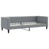 vidaXL Divano letto estraibile Grigio chiaro 80x200 cm Anteprima dell’immagine prodotto 6
