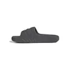 A single gray Adidas Adilette 22 slide sandal is shown from the side against a white background. Podgląd zdjęcia produktu