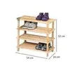 KESPER Scarpiera a quattro ripiani 54 X 52 X 26 cm Light Anteprima dell’immagine prodotto 18