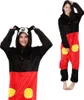 Onesie Kigurumi Pyjamas Mickey Mouse Verkleidung Kostüm L: Produktbild-Vorschau 1