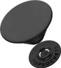 A black PopSocket grip and its base are shown against a white background. Produktbild-Vorschau
