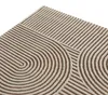 Teppich Beige Linien Muster modern Wohnzimmer Größe - 160 x Produktbild-Vorschau 4