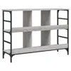 vidaXL Príborník Grey Sonoma 102x32x73,5 cm Materiál na Náhľad obrázku produktu 6