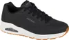 A single black Skechers sneaker shown from a side-diagonal angle against a white background. Anteprima dell’immagine prodotto