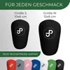 JDP Mini Schienbeinschoner Fußball 10 x 6 cm, Schwarz, Produktbild-Vorschau 6