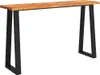 vidaXL Konzolový stolík Stromová hrana 140x40x80 cm Masívne Náhľad obrázku produktu 1