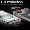 Close-up of a clear phone case showing raised edges for screen and camera protection. Produktbild-Vorschau