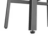 Close-up of the adjustable leg of a metal furniture frame. Produktbild-Vorschau