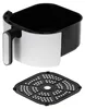 Camry CR 6313 Airfryer 12 programmes 5 litres Silver Produktbild-Vorschau 13