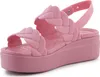 Crocs Brooklyn Woven Low Wedge 209977-6XX Rosette EU 41/42 Produktbild-Vorschau 4