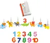 goki 60791+15051 Geburtstagstierparade 7 Tiere aus Holz + Produktbild-Vorschau 1