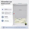 Rollos für Fenster ohne Bohren Seitenzugrollo Klemmfix Produktbild-Vorschau 7