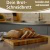 LS-LebenStil Profi XL Holz Schneidebrett 36cm Stirnholz Produktbild-Vorschau 5