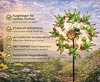 Windrad Gartenstecker Kolibri Vogel H. 130cm D. 45cm Metall Produktbild-Vorschau 4