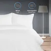 Komfortec Deluxe Bettwäsche 140x200 2 teilig Weiß - Produktbild-Vorschau 3