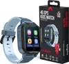 A smartwatch and its packaging are displayed.